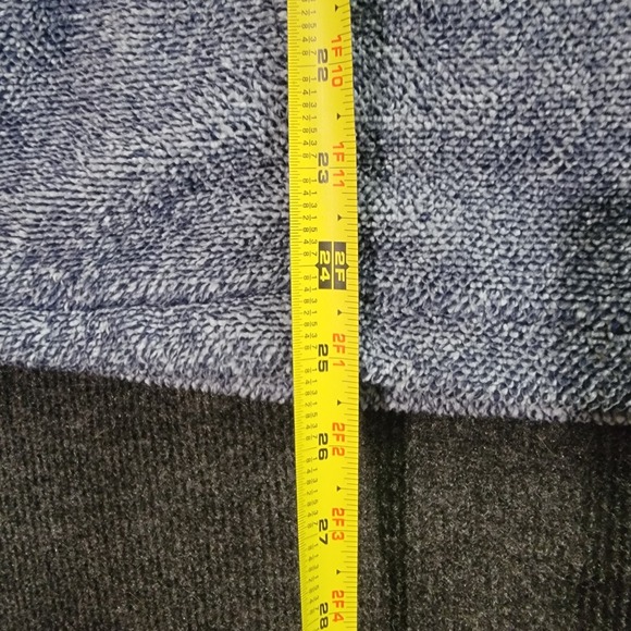 Eddie Bauer Women's‎ Fleece Button Front Sweatshirt XL Blue Hiking Outdoors - Picture 3 of 8